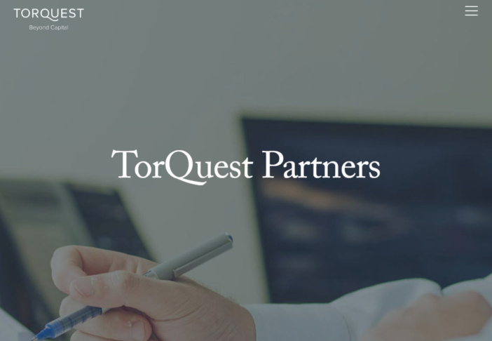 screenshot of TorQuest Partners website
